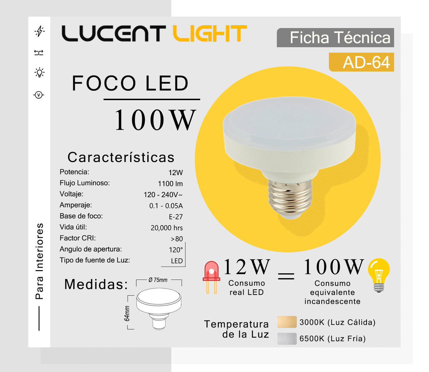 AD-64 Blanco Cálido